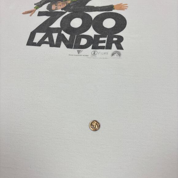 Vintage 2001 Zoolander Movie Promo T Shirt Men's XL Owen Wilson Ben Stiller - Picture 9 of 10